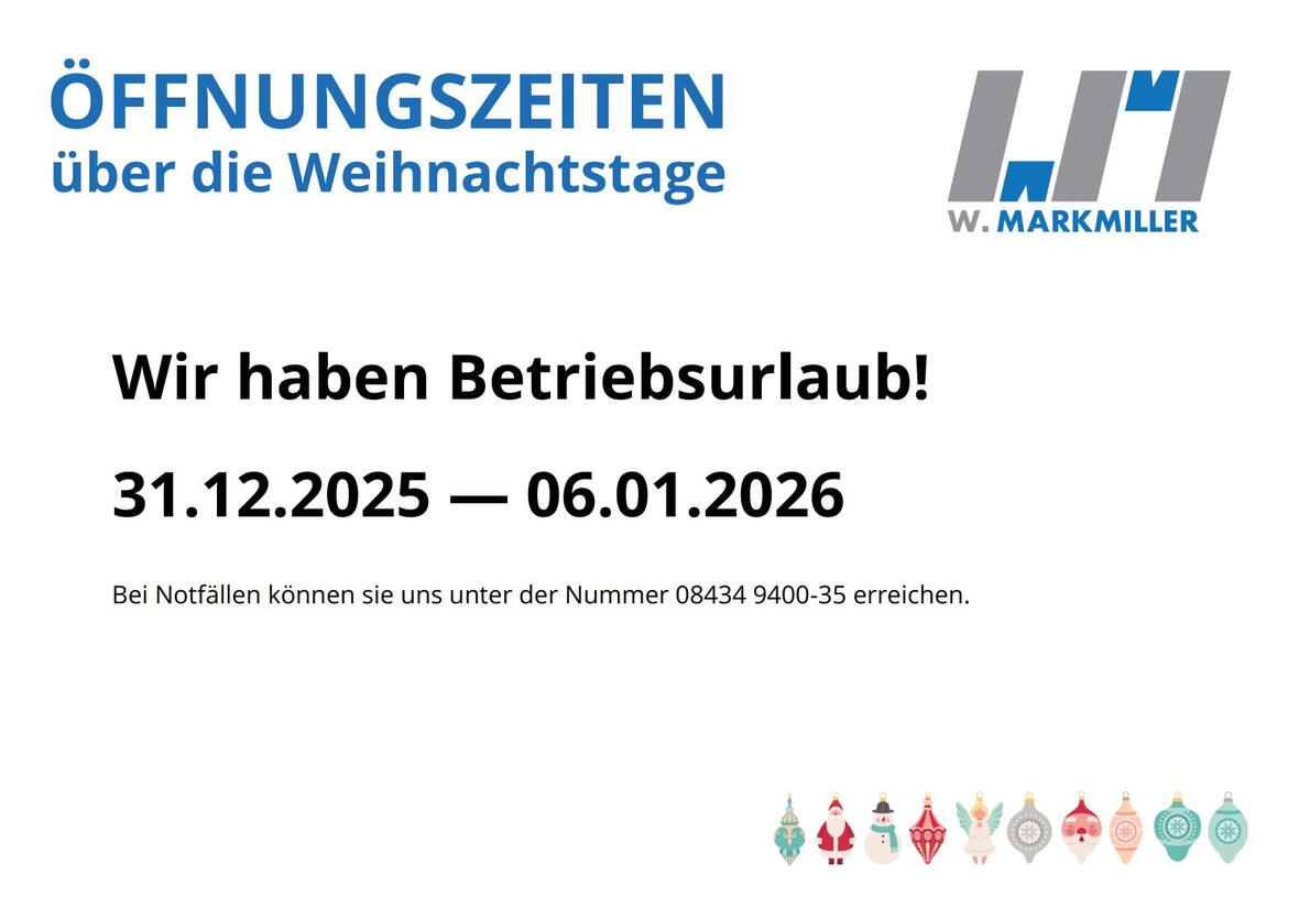 Bild: Monika Heinzlmeir - W. Markmiller e. K.